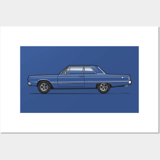 Multi-Color Body Option Apparel 2 door sedan 1966 Posters and Art